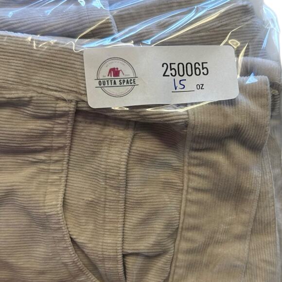 Womens Pants Size 8 Tan Corduroy Work Wear Low Rise Flare Casual Classic Retro - Picture 7 of 7